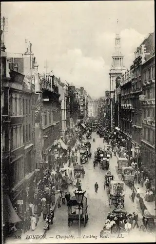Ak London City England, Cheapside