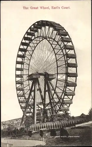 Ak London City England, Earl's Court, The Great Wheel
