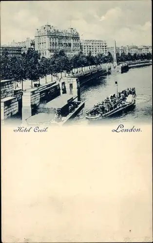 Ak London City, Hotel Cecil