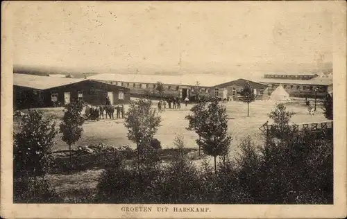 Ak Harskamp Gelderland, Baracken, Soldaten, Militär