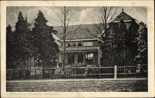 Ak Harskamp Gelderland, Militärheim der Königin Wilhelmina