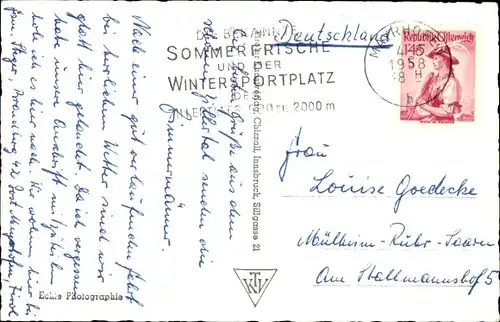 Ak Mayrhofen im Zillertal Tirol, Gasthof Zillergrund mit Brandbergkolm