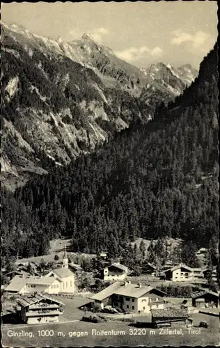 Ak Ginzling in Tirol, gegen Floitenturm