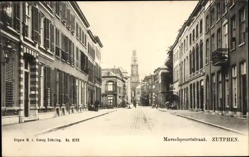 Ak Zutphen Gelderland, Marschpoortstraat