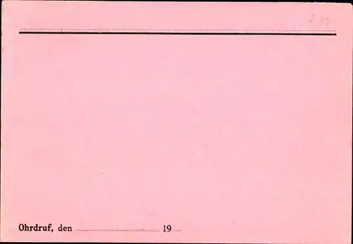 Ak Ohrdruf in Thüringen, Anzeiger, Werbung