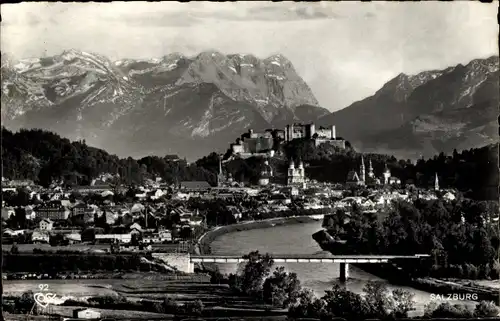 Ak Salzburg in Österreich, Autobahn, Tannengebirge, Pass Lueg, Hoher Göll