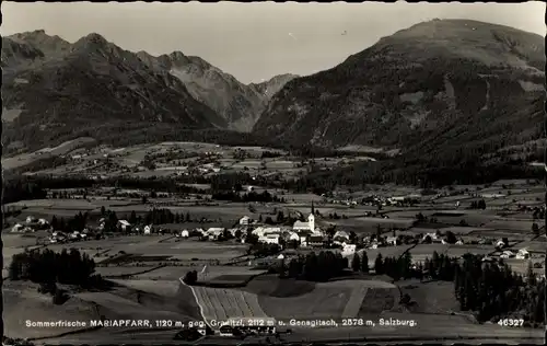 Ak Mariapfarr in Salzburg, Gesamtansicht, Granitzl, Gensgitsch