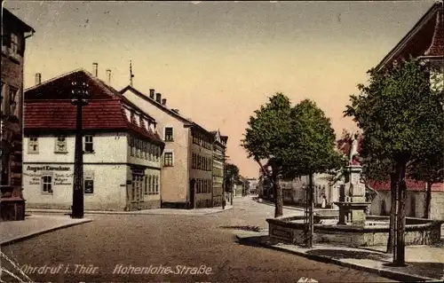 Ak Ohrdruf in Thüringen, Hohenlohe-Straße