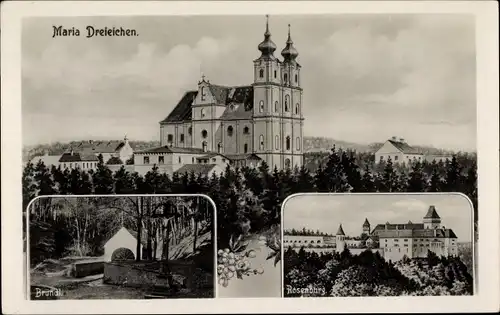Ak Maria Dreieichen Rosenburg Mold in Niederösterreich, Kloster Maria Drei Eichen