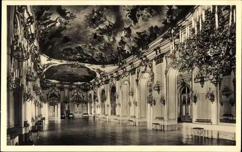 Ak Wien 13 Hietzing Österreich, Schönbrunn, Schloss, Große Galerie