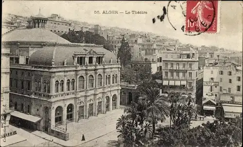 Ak Algier Algier Algerien, Das Theater