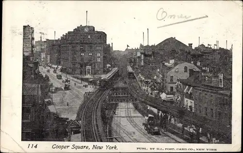 Ak New York USA, Cooper Square