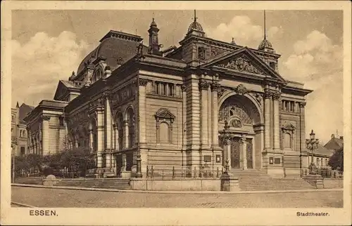 Ak Essen im Ruhrgebiet, Stadttheater