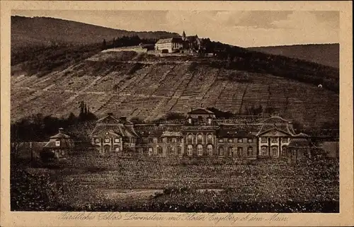 Ak Kleinheubach am Main Unterfranken, Fürstliches Schloss Löwenstein, Kloster Engelberg ob dem Main