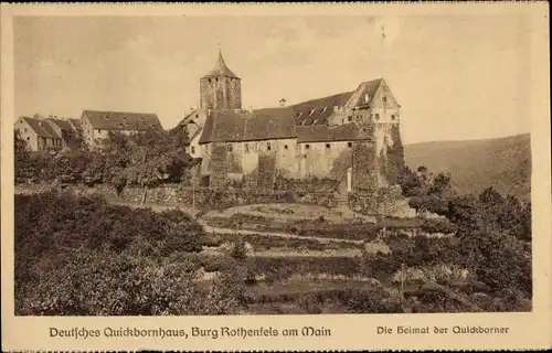 Ak Rothenfels am Main Unterfranken, Deutsches Quickbornhaus