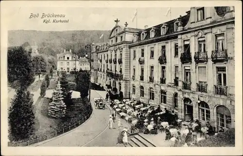 Ak Bad Brückenau im Sinntal Unterfranken, Königliches Kurhotel