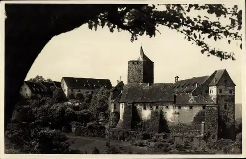 Ak Lohr am Main Unterfranken, Burg Rothenfels