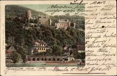 Ak Heidelberg am Neckar, Schloss