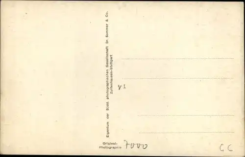 Ak Stuttgart, Wohnsiedlung, Straße, Villen, Panorama