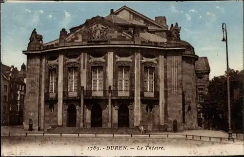 Ak Düren im Rheinland, Theater