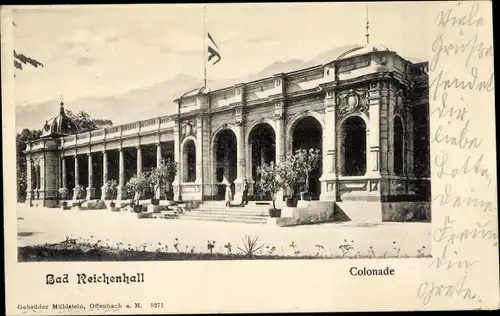 Ak Bad Reichenhall in Oberbayern, Colonade