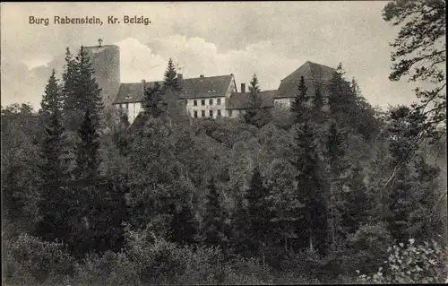 Ak Raben Rabenstein im Fläming, Burg Rabenstein