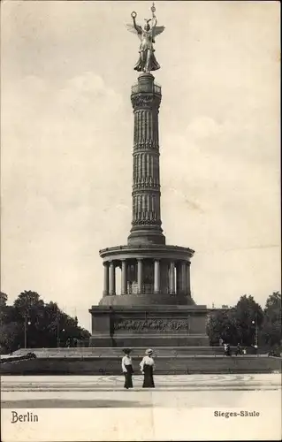 Ak Berlin Tiergarten, Siegessäule
