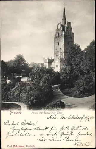 Ak Hansestadt Rostock, Kröpeliner Tor