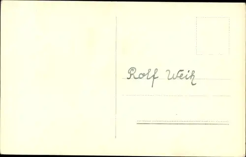 Ak Schauspieler Rolf Weih, Portrait, Hut, Mantel, Ross 3236/1, Autogramm