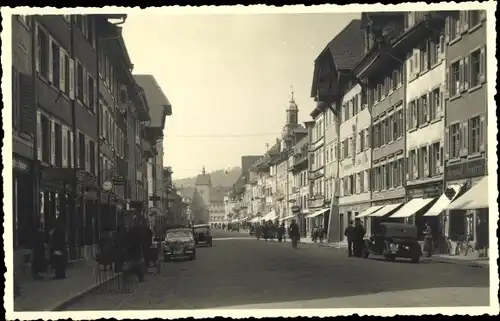 Foto Waldshut Tiengen am Hochrhein, Straßenpartie, Geschäfte
