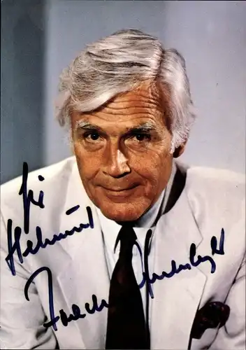 Ak Schauspieler Joachim Fuchsberger, Portrait, Autogramm