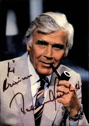 Ak Schauspieler Joachim Fuchsberger, Portrait, Autogramm