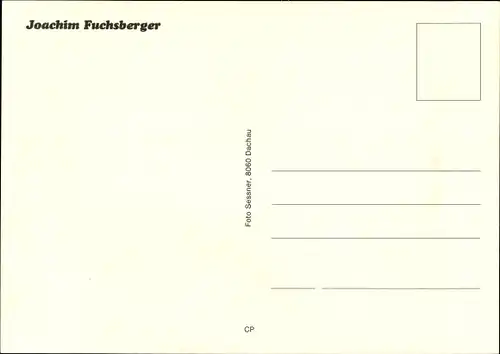 Ak Schauspieler Joachim Fuchsberger, Portrait, Autogramm