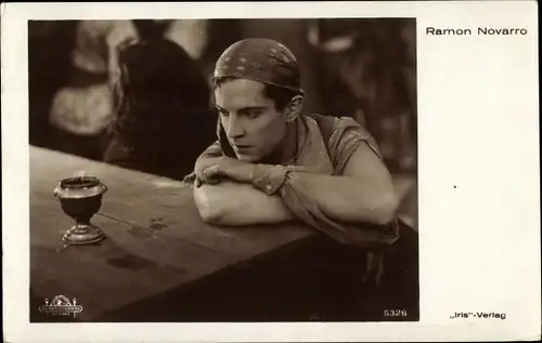 Ak Schauspieler Ramon Novarro, Filmszene