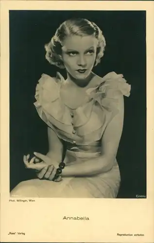 Ak Schauspielerin Annabella, Portrait