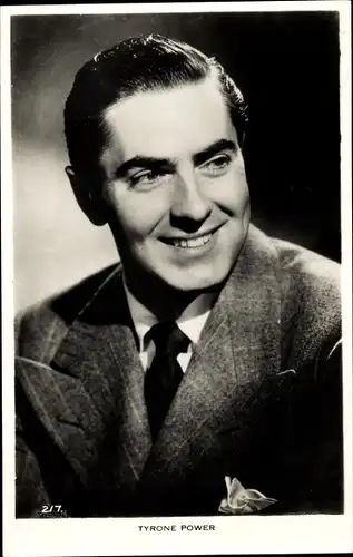 Ak Schauspieler Tyrone Power, Portrait