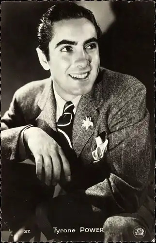 Ak Schauspieler Tyrone Power, Portrait