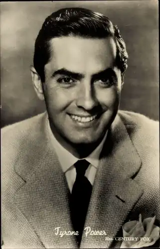 Ak Schauspieler Tyrone Power, Portrait