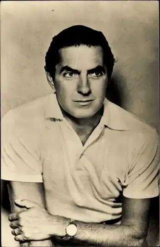 Ak Schauspieler Tyrone Power, Portrait