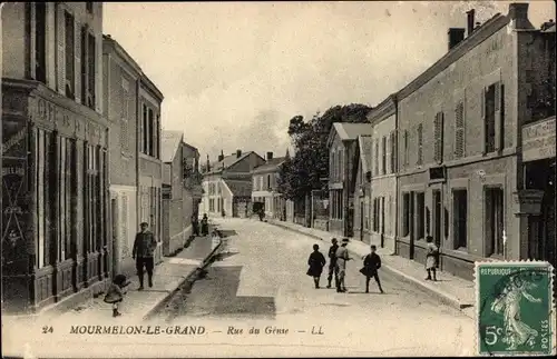 Ak Mourmelon le Grand Marne, Rue du Génse