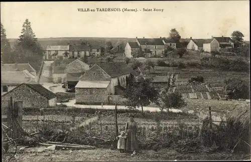 Ak-Stadt in Tardenois Marne, Saint Remy