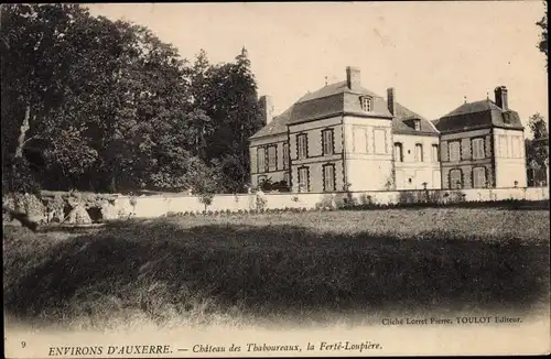 Ak Auxerre Yonne, Chateau des Thaboureaux, la Ferte-Loupière