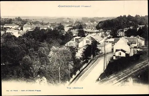 Ak Contrexéville Vosges, Gesamtansicht der Stadt