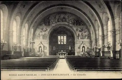 Ak Issy les Moulineaux Hauts de Seine, La Chapelle