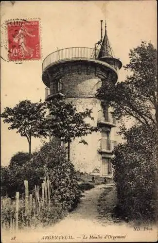 Ak Argenteuil Val d'Oise, Le Moulin d'Orgemont