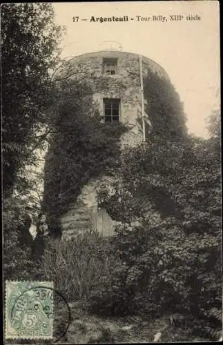 Ak Argenteuil Val d'Oise, Tour Billy
