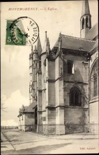 Ak Montmorency Val d'Oise, L'Eglise