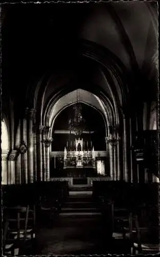 Ak Aulnay sous Bois Seine Saint Denis, Innenraum der Kirche Saint-Sulpice