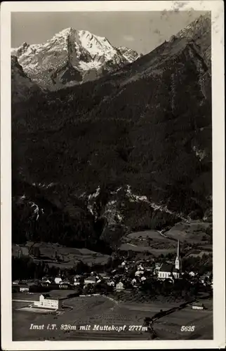 Ak Imst in Tirol, Panorama mit Muttekopf