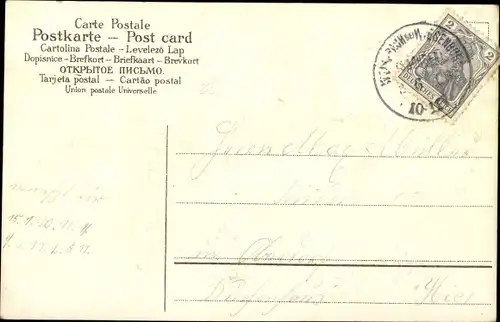 Präge Ak Glückwunsch Pfingsten, Junge, Blumenstrauß, Gratulant